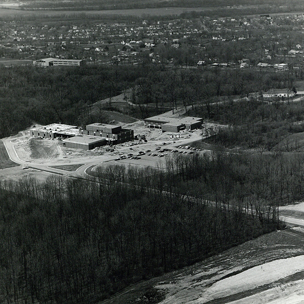 construction at Miami Middletown in 1966